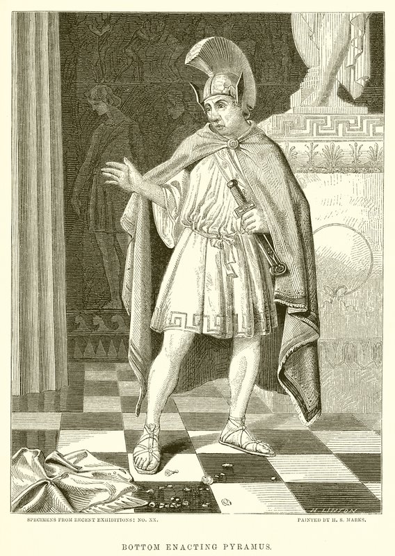 Bottom jouant Pyramus - English School