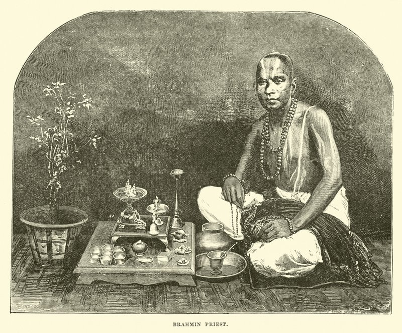Prêtre brahmane - English School