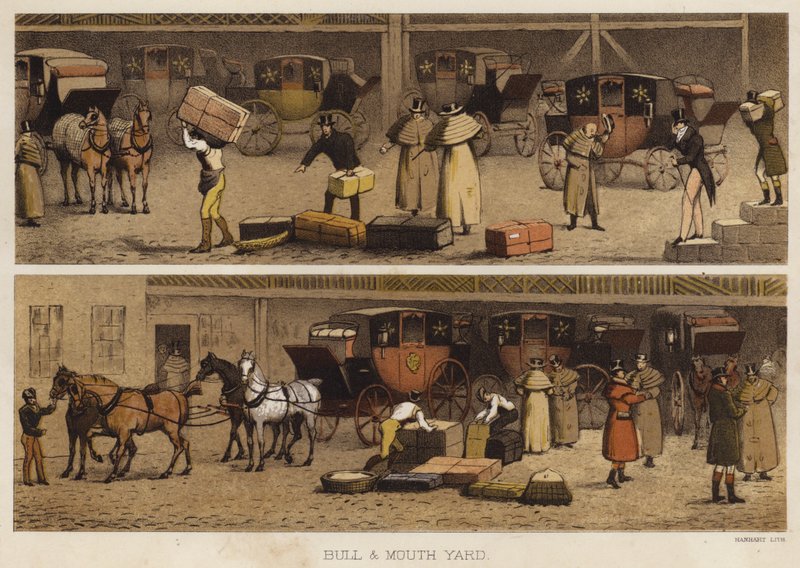Bull and Mouth Yard - English School