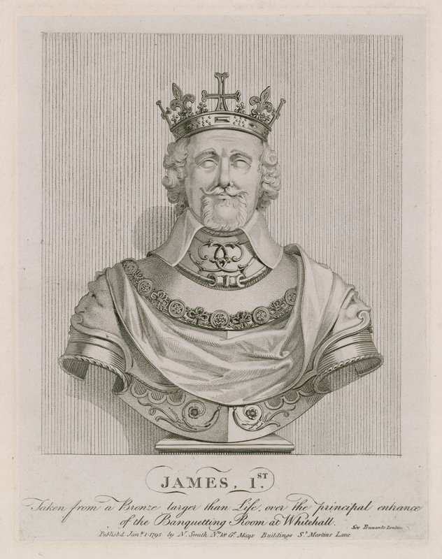 Buste de Jacques Ier - English School