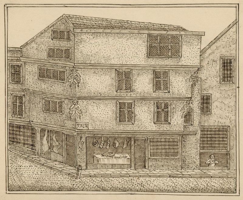 Boucher à Smithfield - English School