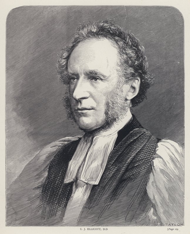C J Ellicott, DD (gravure) - English School