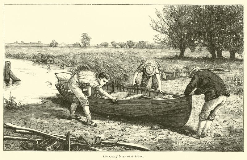 Transport à un déversoir - English School