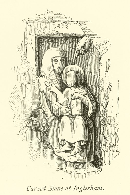 Pierre sculptée à Inglesham - English School