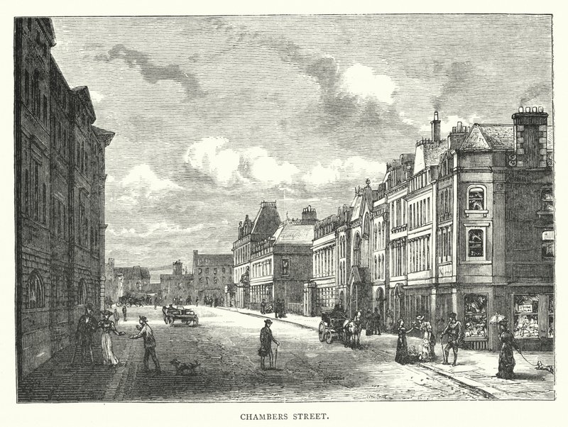 Rue Chambers (gravure) - English School