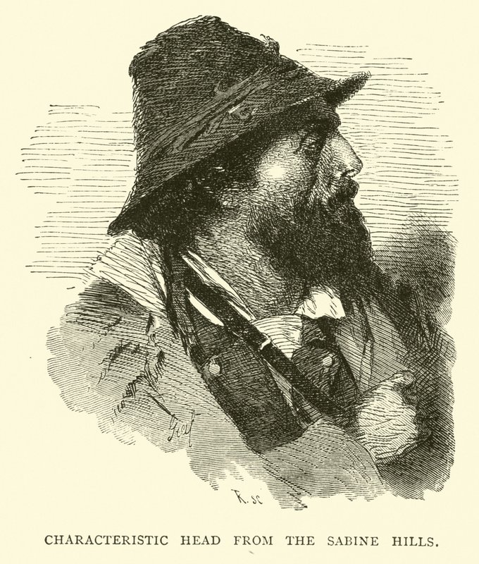 Tête caractéristique des collines sabines - English School