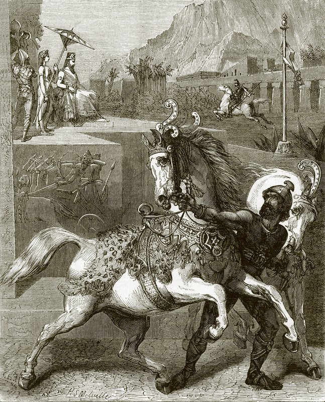 Chevaux de char de Ninive - English School