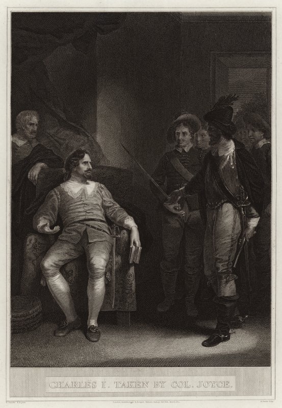 Charles Ier capturé par le colonel Joyce - English School