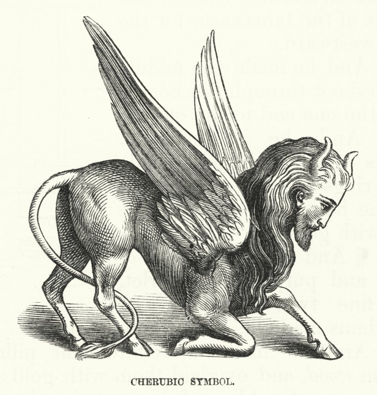 Symbole chérubinique (gravure) - English School