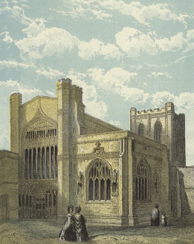 Cathédrale de Chester, vue sud-ouest - English School
