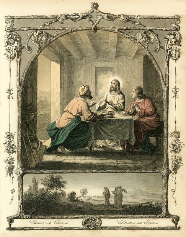 Le Christ à Emmaüs - English School