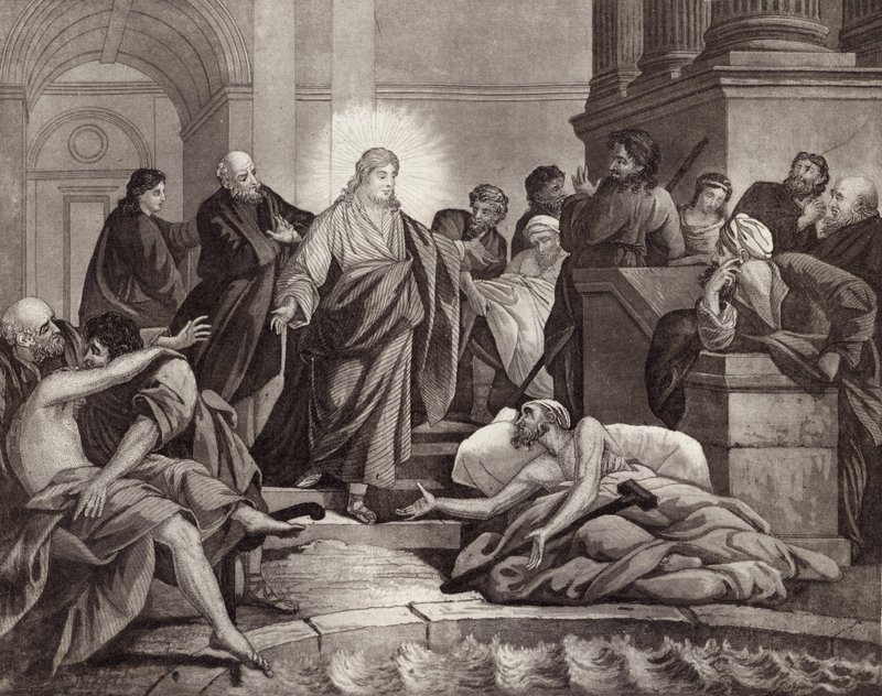 Le Christ à la piscine de Bethesda - English School