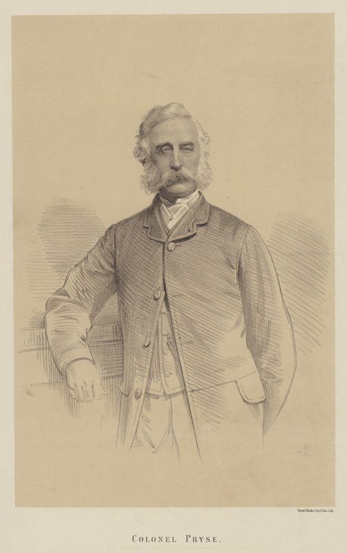 Colonel Pryse (lithographie) - English School