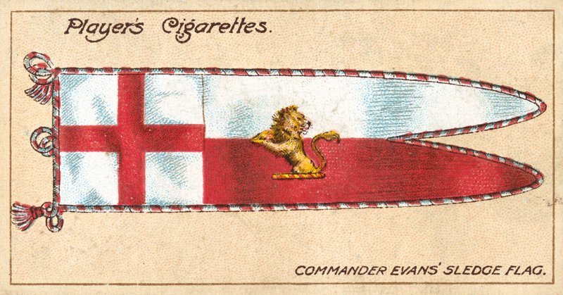 Drapeau de traîneau du commandant Evans - English School