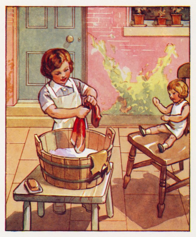 Commandes : Laver la robe de la poupée - English School