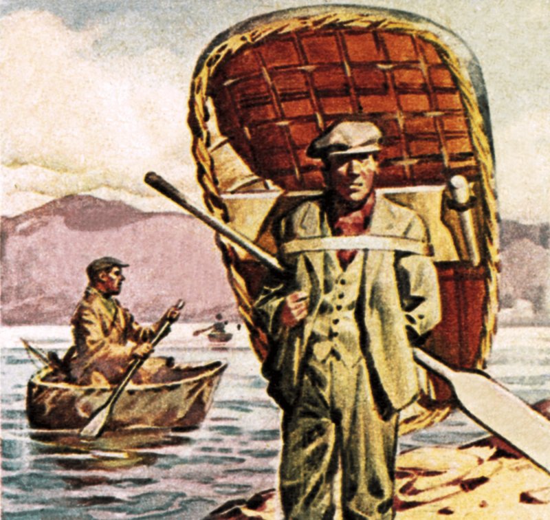 Coracles au Pays de Galles - English School