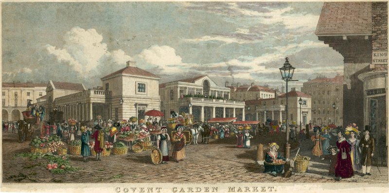Marché de Covent Garden, Londres - English School