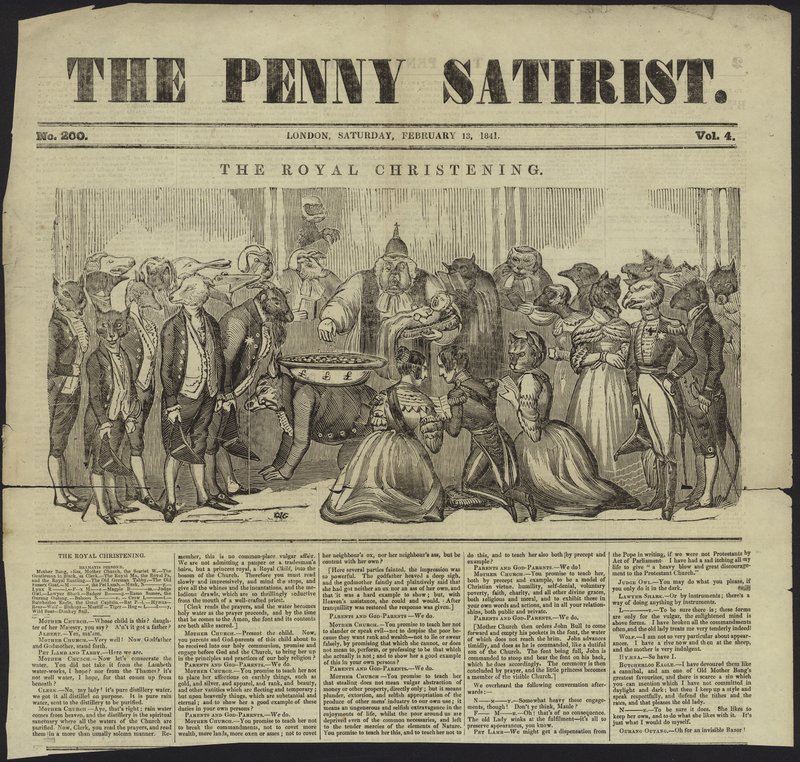 Couverture de The Penny Satirist - English School