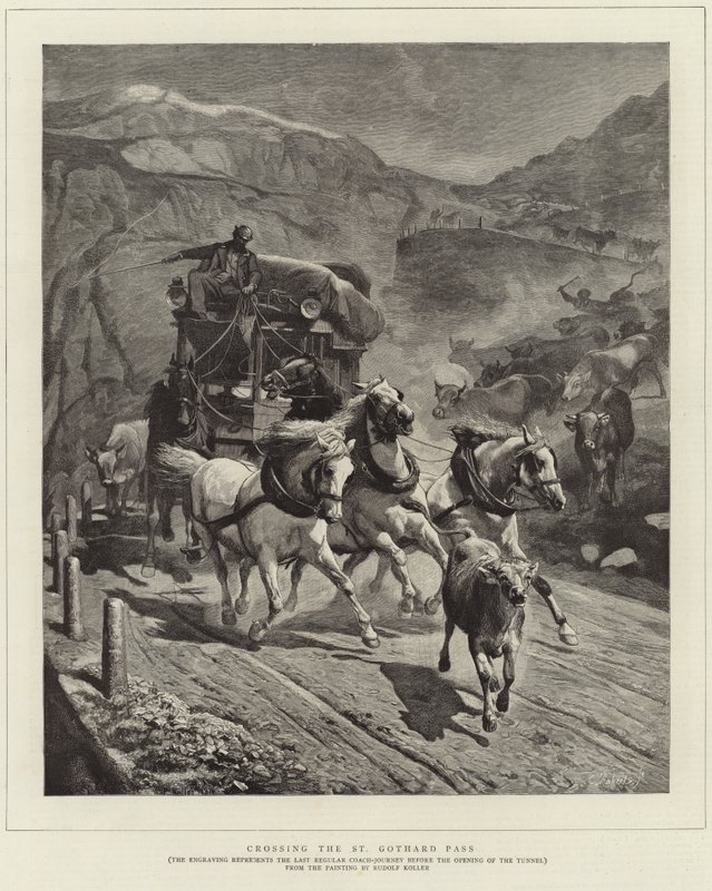Traversée du col du Saint-Gothard - English School
