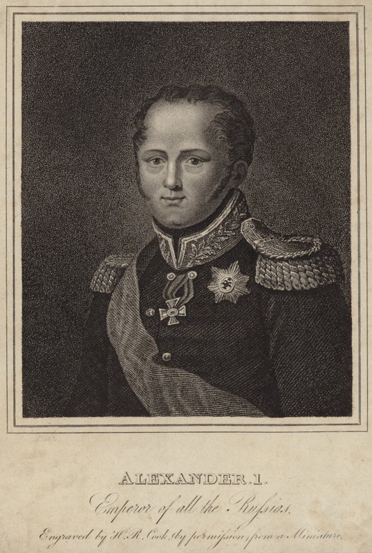 Tsar Alexandre Ier de Russie - English School