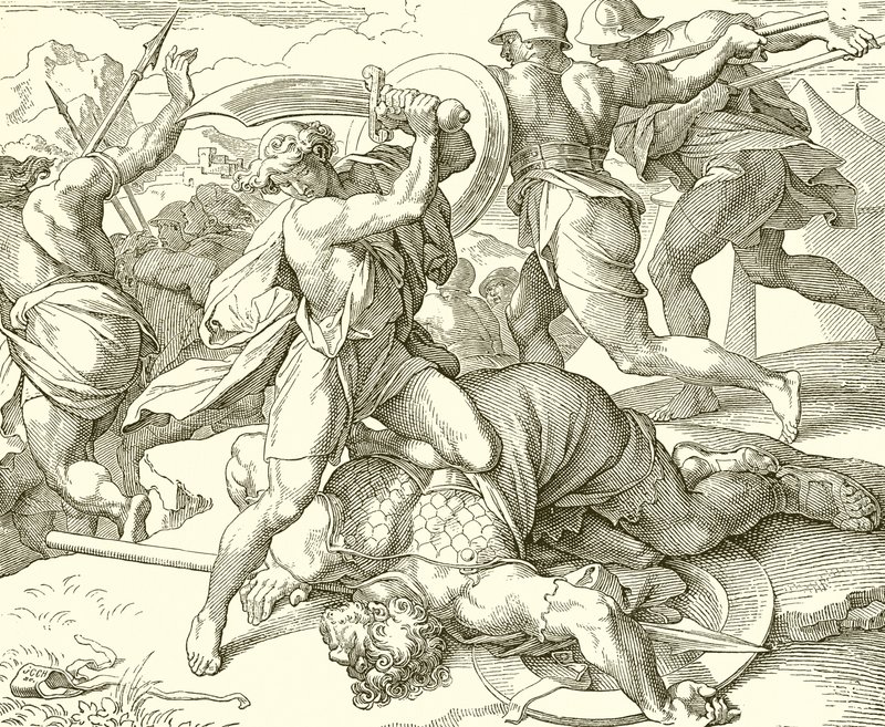 David tue Goliath de Gath - English School
