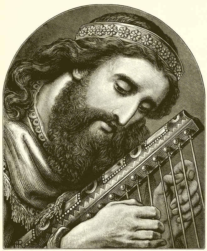 David le Psalmiste - English School