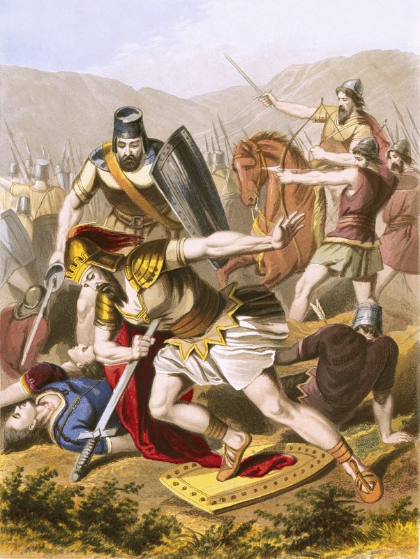 La mort de Saül - English School
