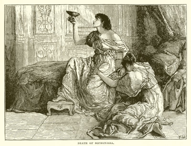 Mort de Sophonisbe - English School