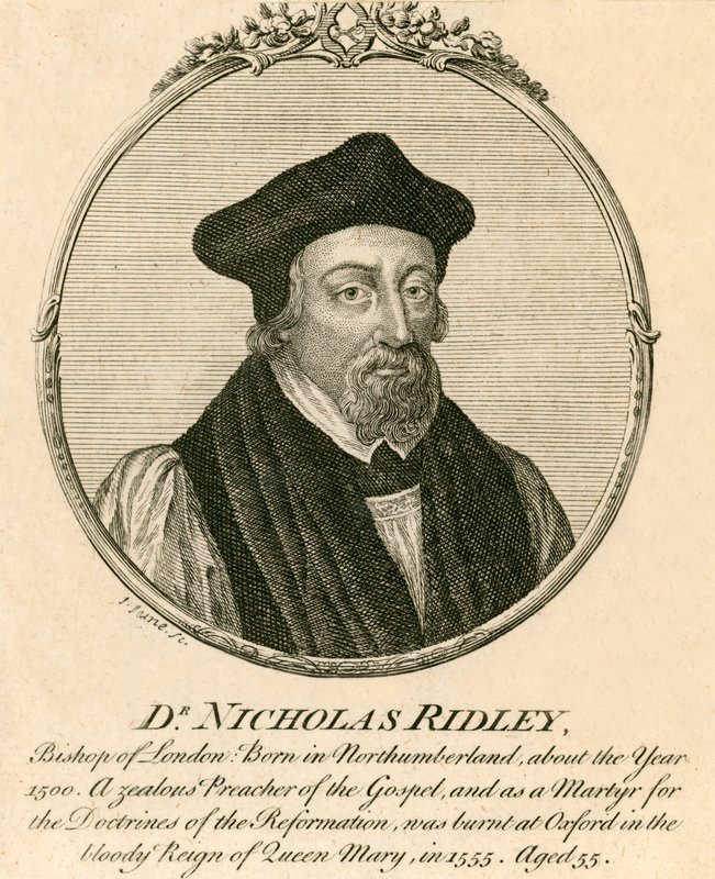 Dr Nicholas Ridley - English School