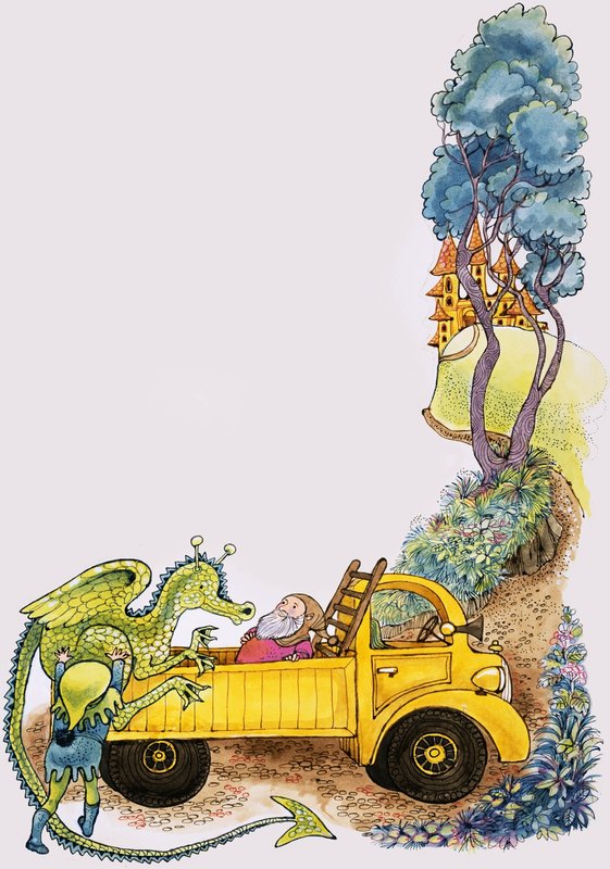 Dragon dans un camion - English School