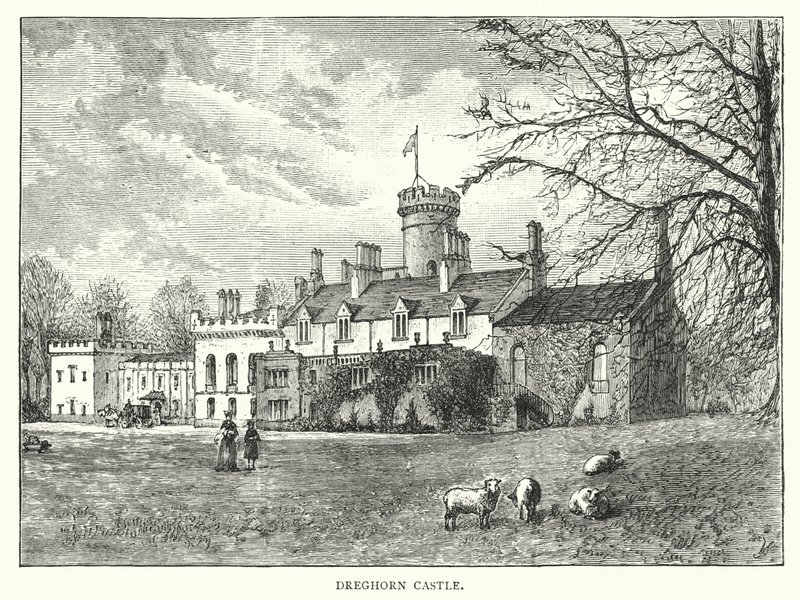 Château de Dreghorn (gravure) - English School