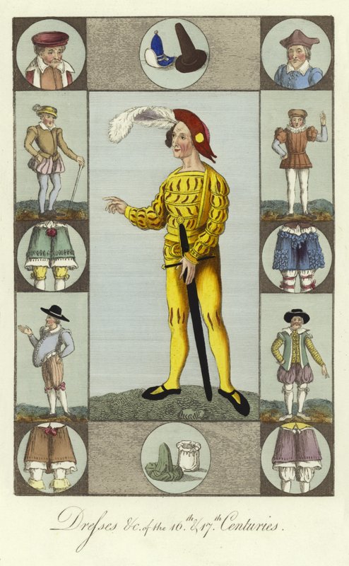 Robes des XVIe et XVIIe siècles - English School