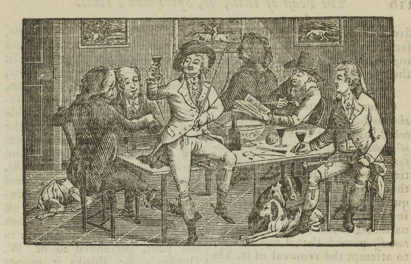 Boire dans une taverne londonienne - English School