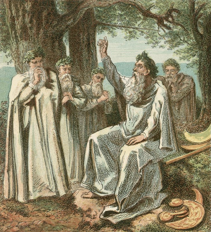 Druides ou prêtres britanniques - English School