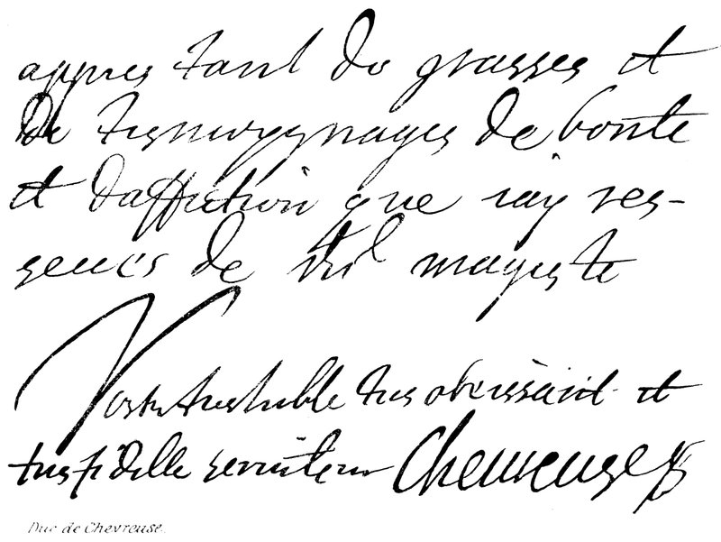 Duc de Chevreuse - English School