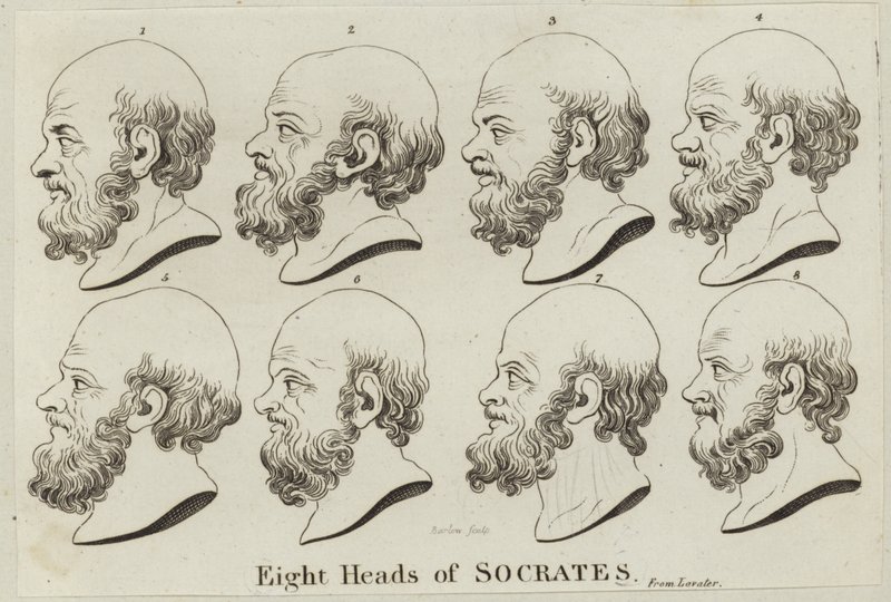 Huit têtes de Socrate - English School