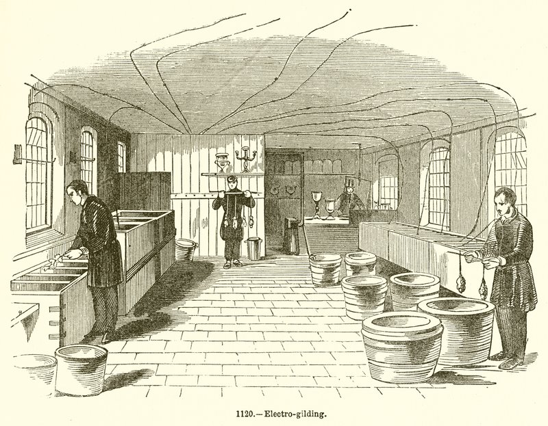 Dorure électrolytique - English School
