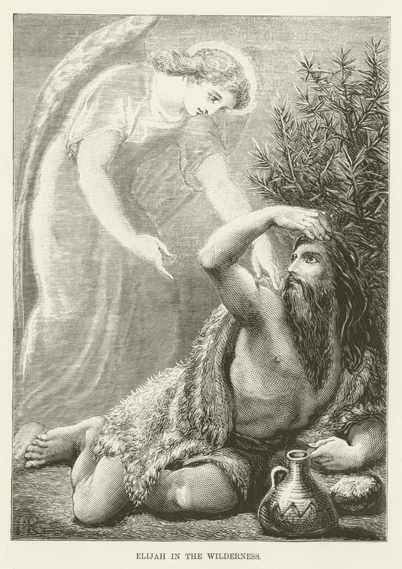 Élie dans le désert - English School