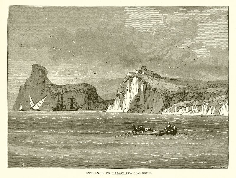 Entrée du port de Balaclava - English School