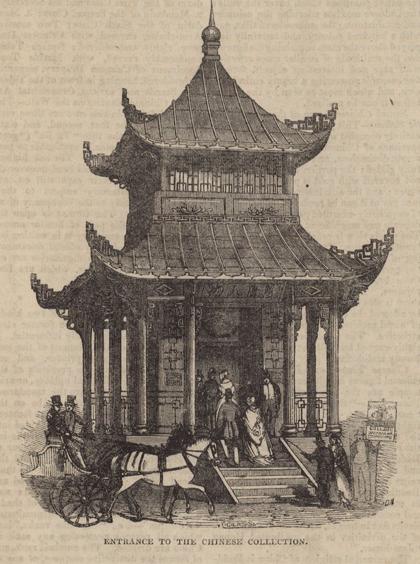 Entrée de la Collection chinoise - English School
