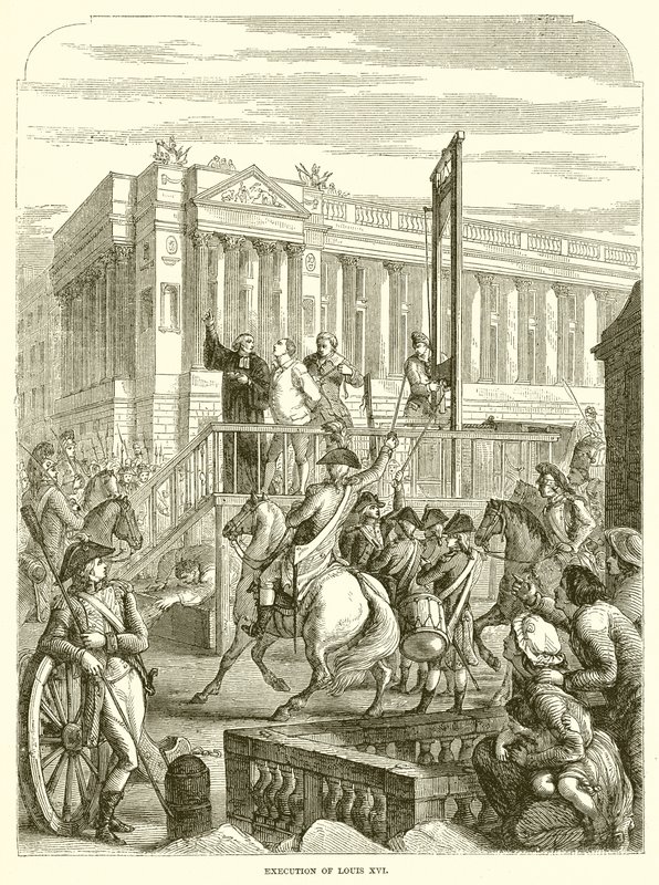 Exécution de Louis XVI - English School