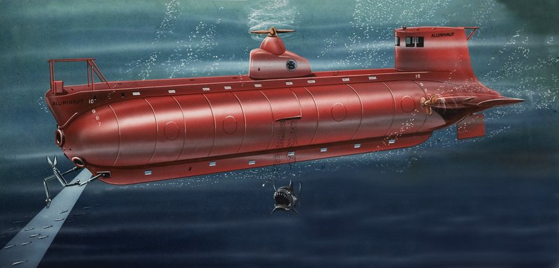 Exploration sous les vagues (sous-marin) - English School