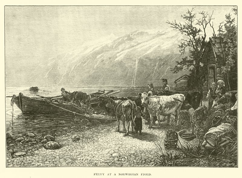 Bac à un fjord norvégien - English School