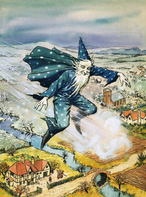 Sorcier volant - English School