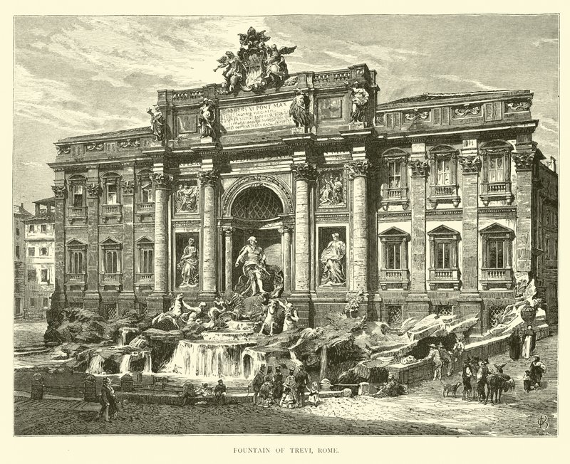 Fontaine de Trevi, Rome - English School