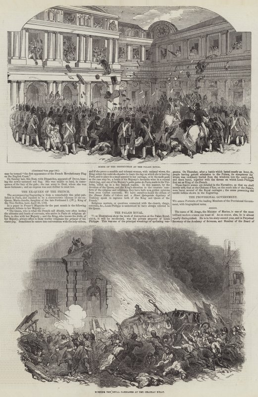 Révolution française de 1848 (gravure) - English School