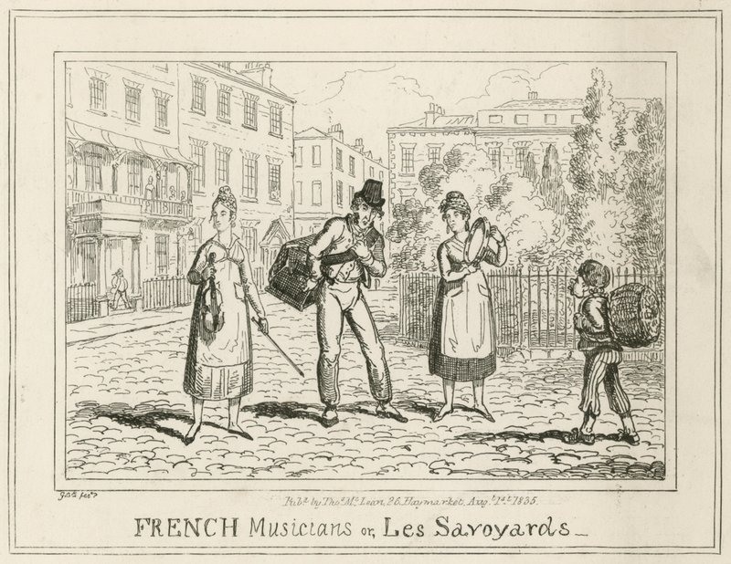 Musiciens français ou Les Savoyards - English School