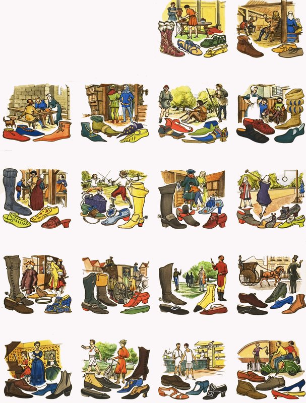 Des bottes et des chaussures à travers le temps - English School