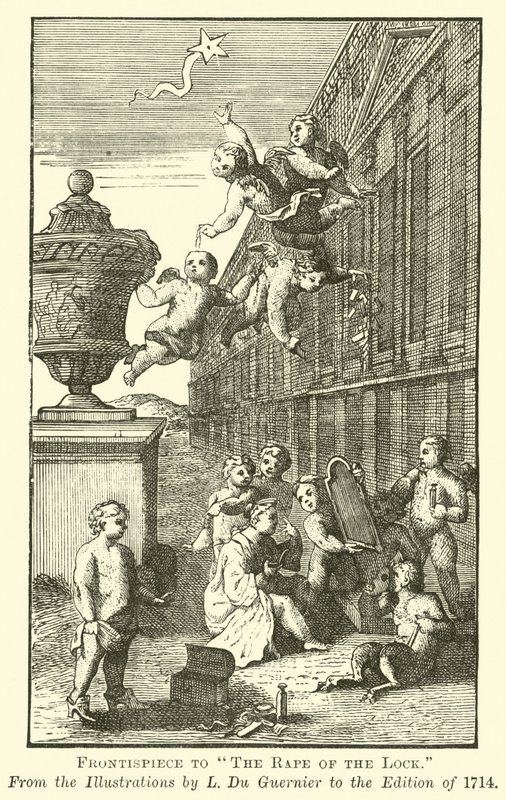 Frontispice du Viol du verrou - English School