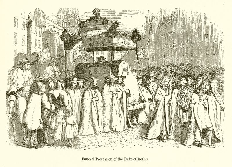 Procession Funéraire du Duc de Rothes - English School